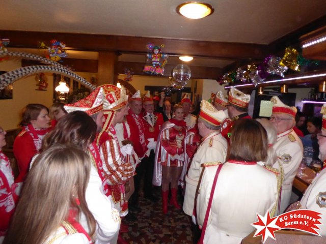 16.02.2017 - Wagenbauessen Prinzengarde mit Stadtprinz