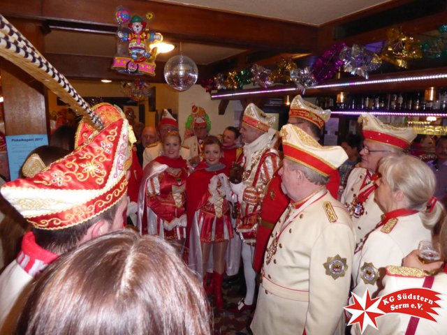 16.02.2017 - Wagenbauessen Prinzengarde mit Stadtprinz