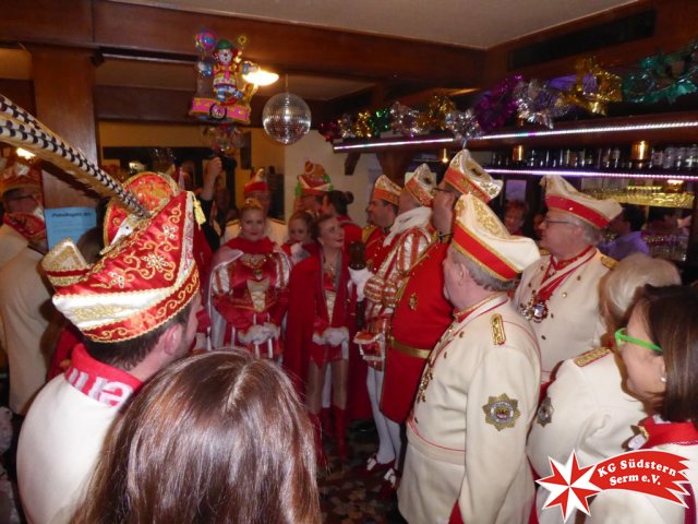 16.02.2017 - Wagenbauessen Prinzengarde mit Stadtprinz