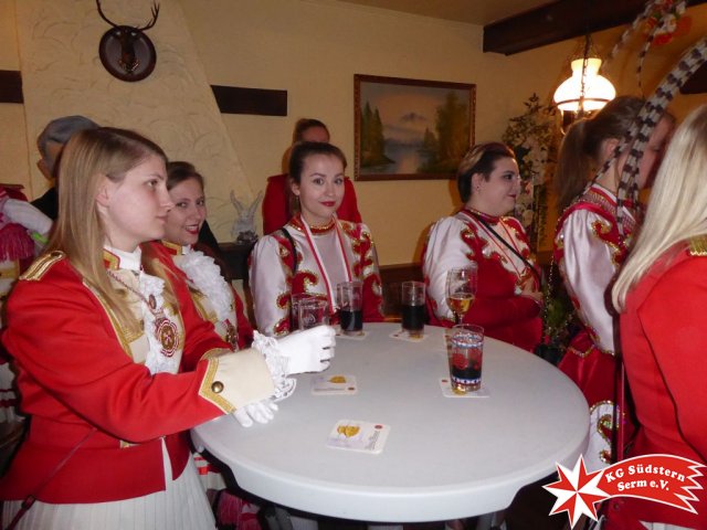 16.02.2017 - Wagenbauessen Prinzengarde mit Stadtprinz