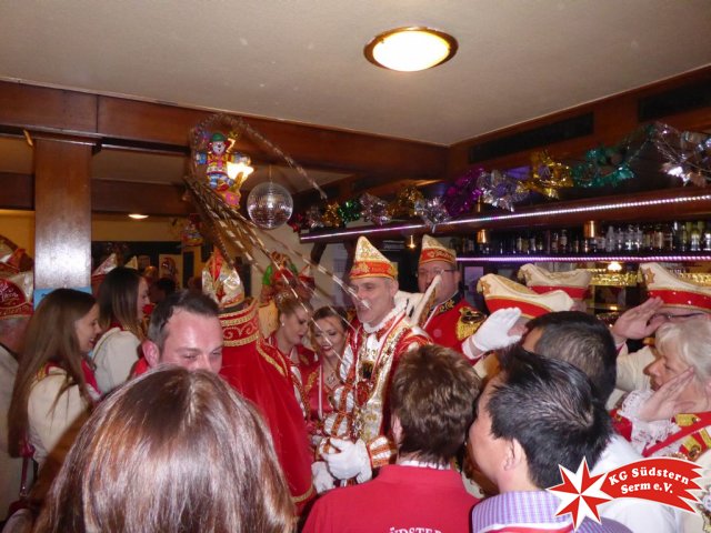 16.02.2017 - Wagenbauessen Prinzengarde mit Stadtprinz